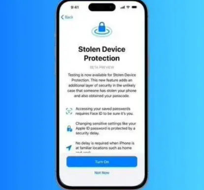 湟源苹果授权维修店分享被盗设备保护功能开启方法 